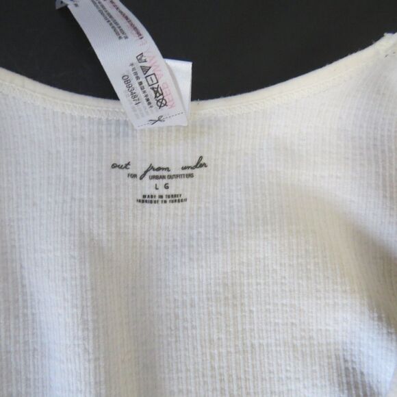 Urban Outfitters Out From Under Josie Plunge Neck Crop Tank L EUC - Picture 4 of 6